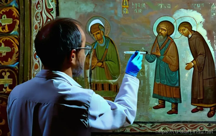 AI로 복원된 예술 - **AI-Enhanced Fresco Restoration at Ferapontov Monastery**
"A scene set within a beautifully pre...